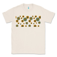Natural sunflowers and turquoise 16oz libbey glass Classic Tee - HRA Design Shop