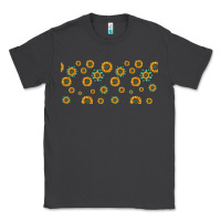 Smoke sunflowers and turquoise 16oz libbey glass Classic Tee - HRA Design Shop