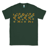 Sports Green sunflowers and turquoise 16oz libbey glass Classic Tee - HRA Design Shop