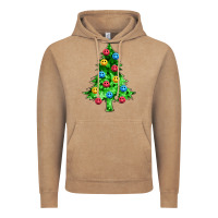 Sequin's Christmas Tree Vintage Hoodie | Teevron