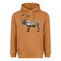 Meerkat reindeer buck deer Heavyweight Hoodie - LillyAllenDesigns