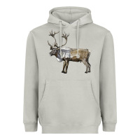 Moon Dust reindeer buck deer Heavyweight Hoodie - LillyAllenDesigns