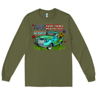Army Green american honey Long Sleeve Tee - CowhideDigitalArt