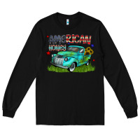 Black american honey Long Sleeve Tee - CowhideDigitalArt