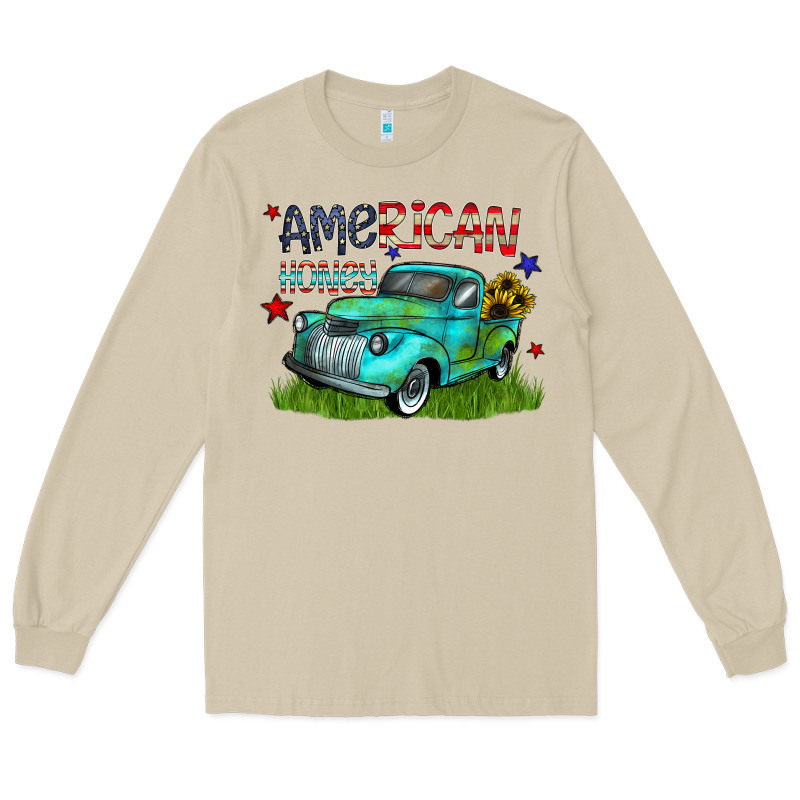 American Honey Long Sleeve Tee by CowhideDigitalArt | Teevron