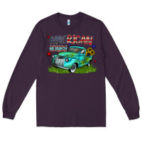 Plum american honey Long Sleeve Tee - CowhideDigitalArt