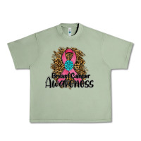 Oil Green breast cancer awareness Urban Heavy Tee - RanaPortraitStore
