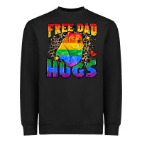 Black free dad hugs Heavyweight Sweatshirt - Zillion Design Studio