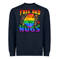 Navy free dad hugs Heavyweight Sweatshirt - Zillion Design Studio