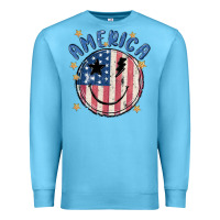 Ocean Blue America Premium Sweatshirt - MaliasSmallBusiness