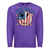 Purple America Premium Sweatshirt - MaliasSmallBusiness