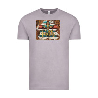 Vintage Zinc faith cross mousepad Vintage Tee - BarkalooDesign