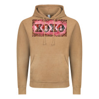 Vintage Camel Xoxo cowhide and leopard Vintage Hoodie - RanaPortraitStore