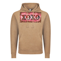 Vintage Coffee Xoxo cowhide and leopard Vintage Hoodie - RanaPortraitStore
