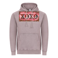 Xoxo Cowhide And Leopard Vintage Hoodie | Teevron