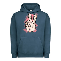 Floral Peace Sign Urban Hoodie | Teevron