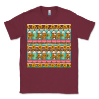 Burgundy school teacher seamless pattern Classic Tee - HRA Design Shop