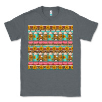 Charcoal Heather school teacher seamless pattern Classic Tee - HRA Design Shop