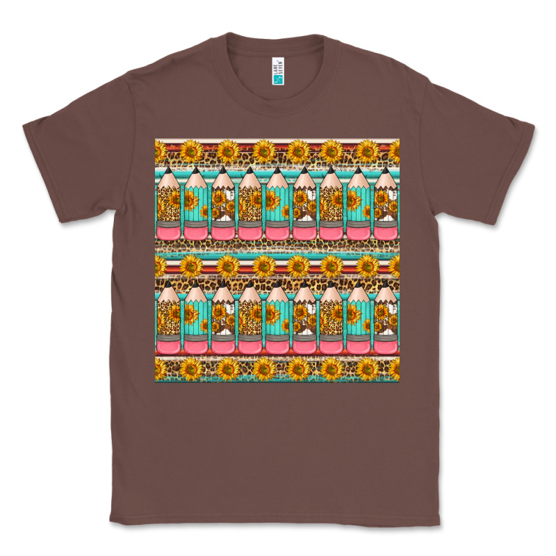 School Teacher Seamless Pattern Classic Tee by HRA Design Shop | Teevron