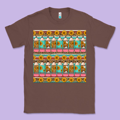 School Teacher Seamless Pattern Classic Tee Designed By Hra Design Shop