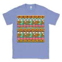 Colony Blue school teacher seamless pattern Classic Tee - HRA Design Shop