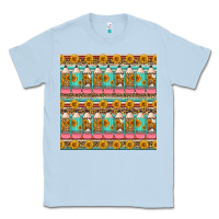 Dusty Blue school teacher seamless pattern Classic Tee - HRA Design Shop