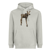 Moon Dust moose fawn deer Heavyweight Hoodie - LillyAllenDesigns