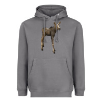 Storm moose fawn deer Heavyweight Hoodie - LillyAllenDesigns