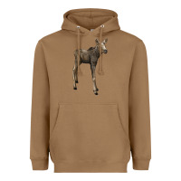 Toasted Coconut moose fawn deer Heavyweight Hoodie - LillyAllenDesigns