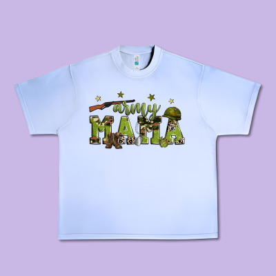 Army Mama Urban Heavy Tee Designed By Zillion Design Studio