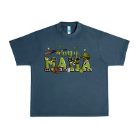 Midnight Navy army mama Urban Heavy Tee - Zillion Design Studio