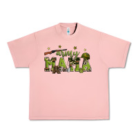 Salmon army mama Urban Heavy Tee - Zillion Design Studio