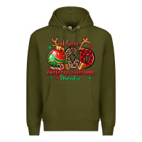 Army Green i have ocd obsessive christmas disorder Premium Hoodie - MaliasSmallBusiness