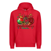 Red i have ocd obsessive christmas disorder Premium Hoodie - MaliasSmallBusiness