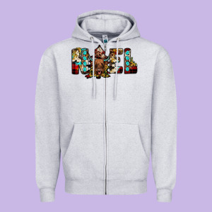 Noel Zipper Hoodie Designed By Jahusdesignshop