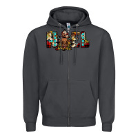 Smoke noel Zipper Hoodie - JahusDesignShop