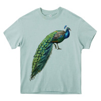 Arona Peacock Heavy Core Tee - LillyAllenDesigns