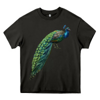 Asphalt Peacock Heavy Core Tee - LillyAllenDesigns