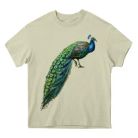 Mossy Peacock Heavy Core Tee - LillyAllenDesigns