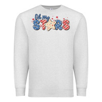 Oatmeal Heather oh my stars Premium Sweatshirt - MaliasSmallBusiness