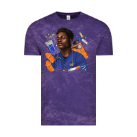 Cloud Purple afro man nurse Vintage Tee - texasbilliewilder