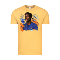 Vintage Mustard afro man nurse Vintage Tee - texasbilliewilder