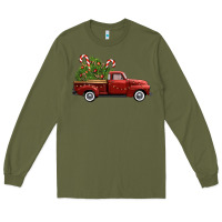 Christmas Trees Truck Long Sleeve Tee | Teevron