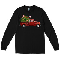 Black christmas trees truck Long Sleeve Tee - FaDigitalArtStudio