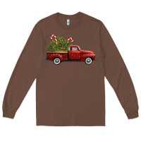 Chestnut christmas trees truck Long Sleeve Tee - FaDigitalArtStudio