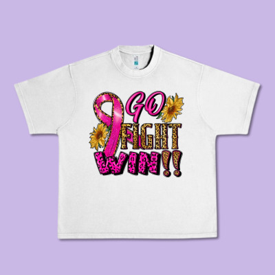 Go Fight Win Urban Heavy Tee Designed By Ranaportraitstore