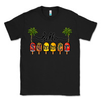 Black 1hello summer Classic Tee - CowhideDigitalArt