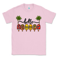 Bubblegum Pink 1hello summer Classic Tee - CowhideDigitalArt