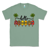 Sage 1hello summer Classic Tee - CowhideDigitalArt