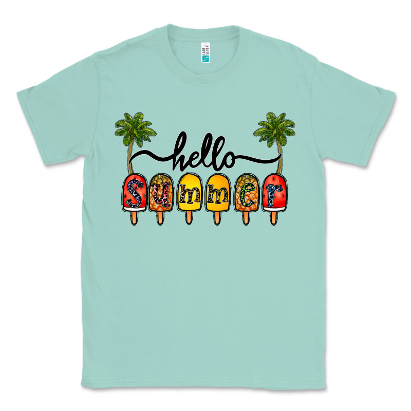 1hello Summer Classic Tee by CowhideDigitalArt | Teevron